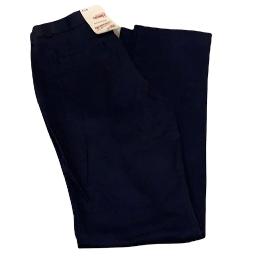 Arizona Girls Uniform Pants Navy NEW Size 16 Slim